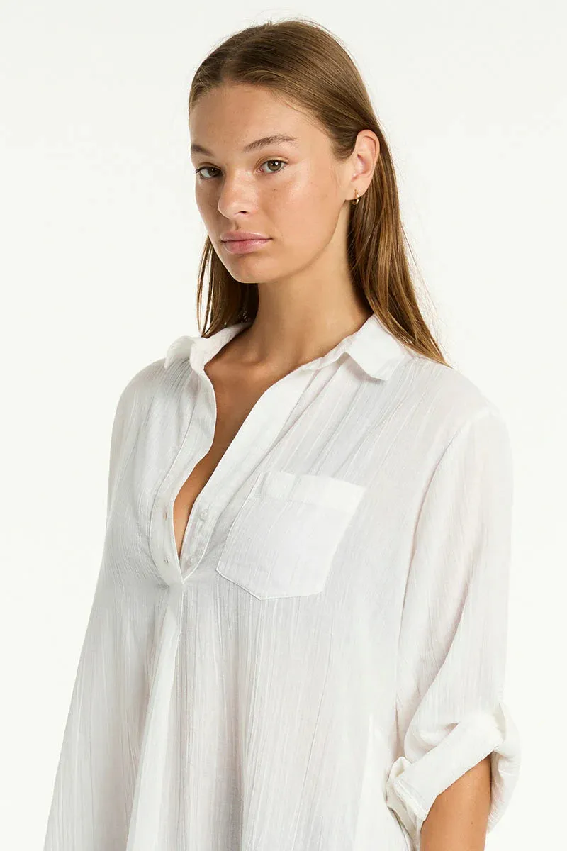 Sea Level Stella Salt Cover up Kaftan