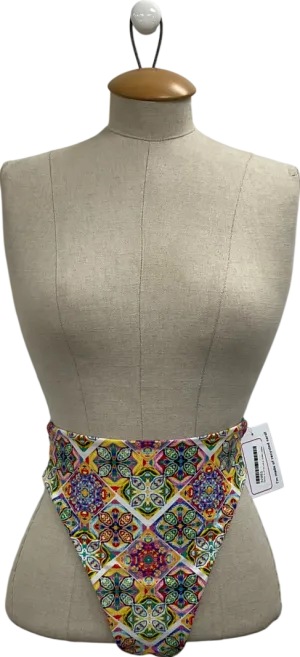 Seacycle Multicoloured Sicily High Waisted Bikini Bottoms UK XS
