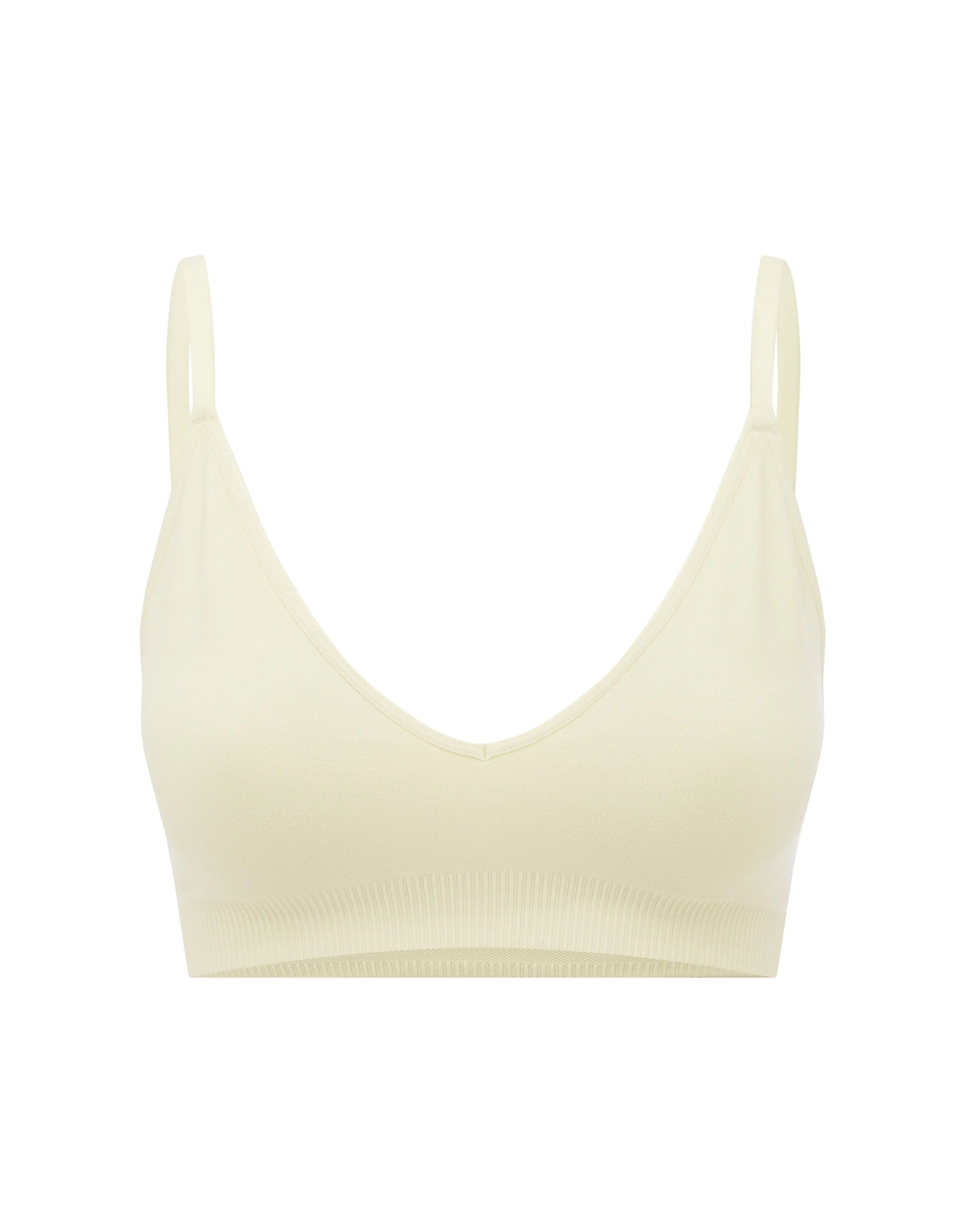 Seamless Base Bralette - Butter