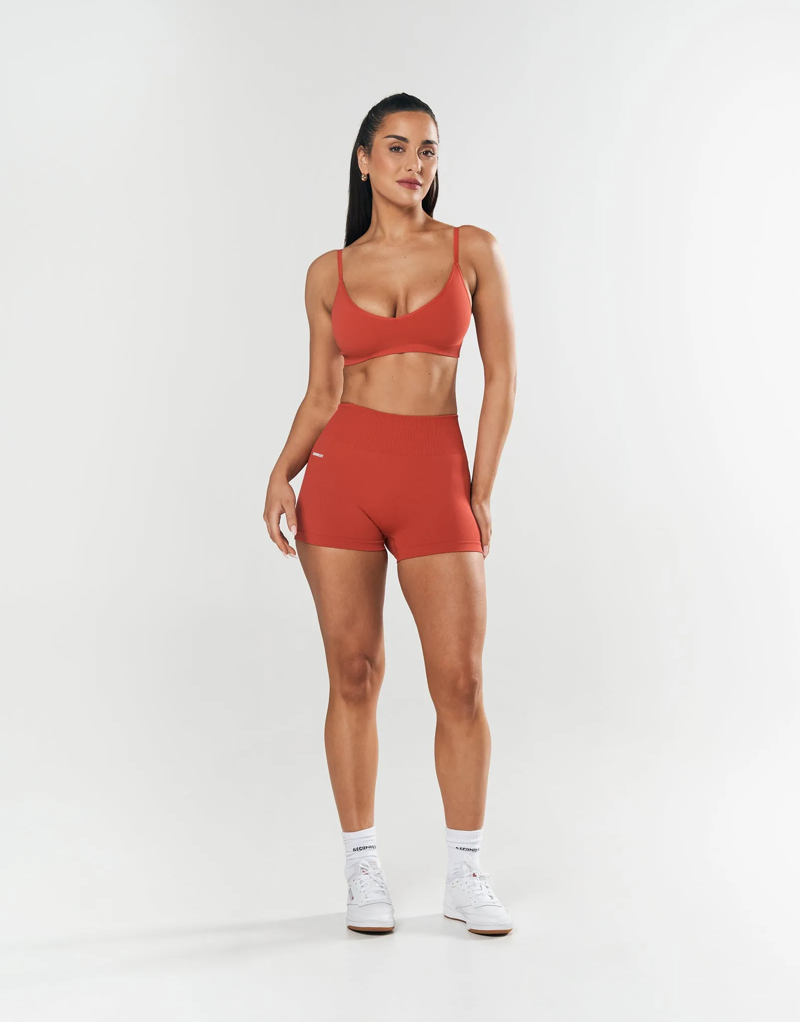 Seamless Base Bralette - Red