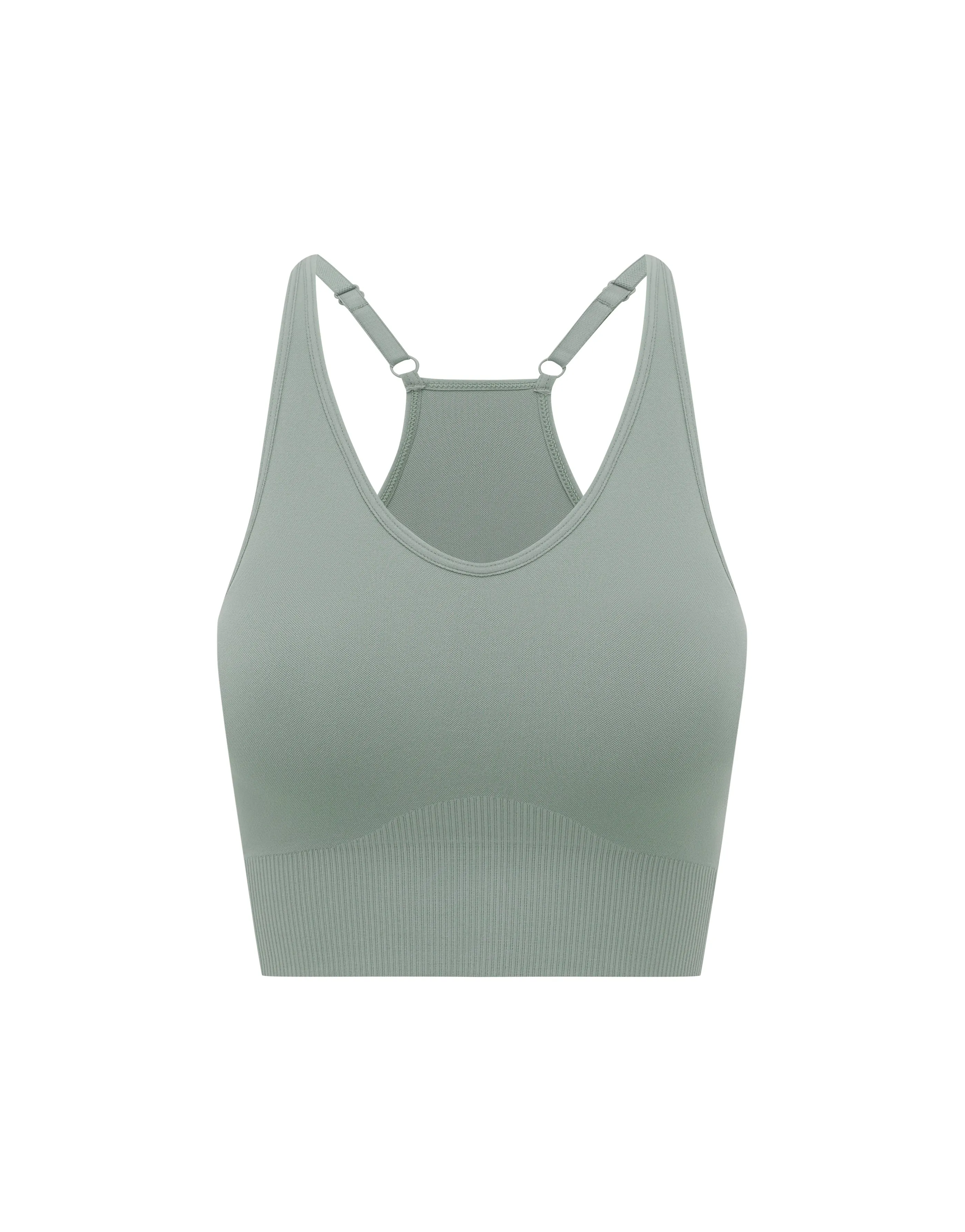 Seamless Strappy Crop - Blue