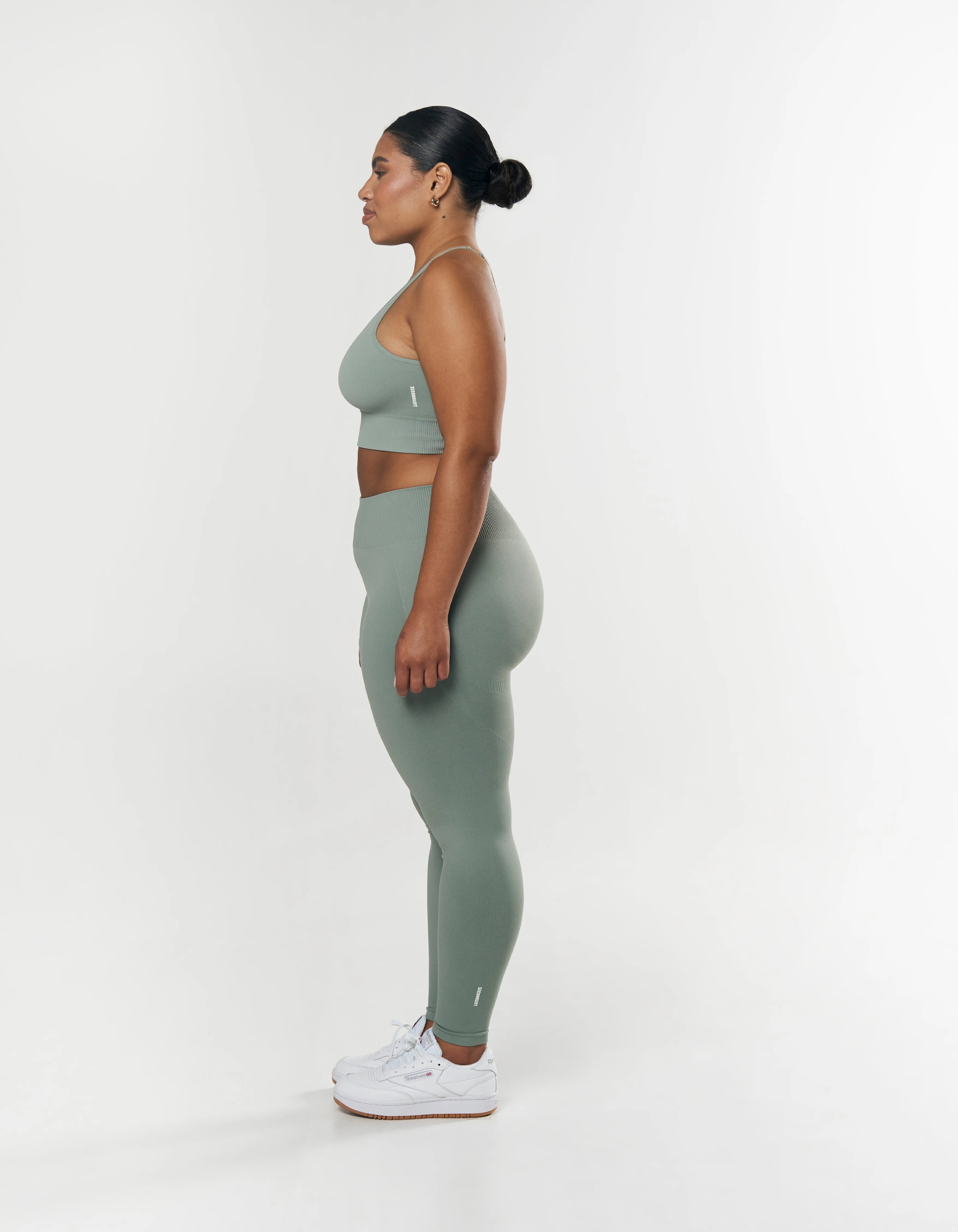 Seamless Strappy Crop - Blue