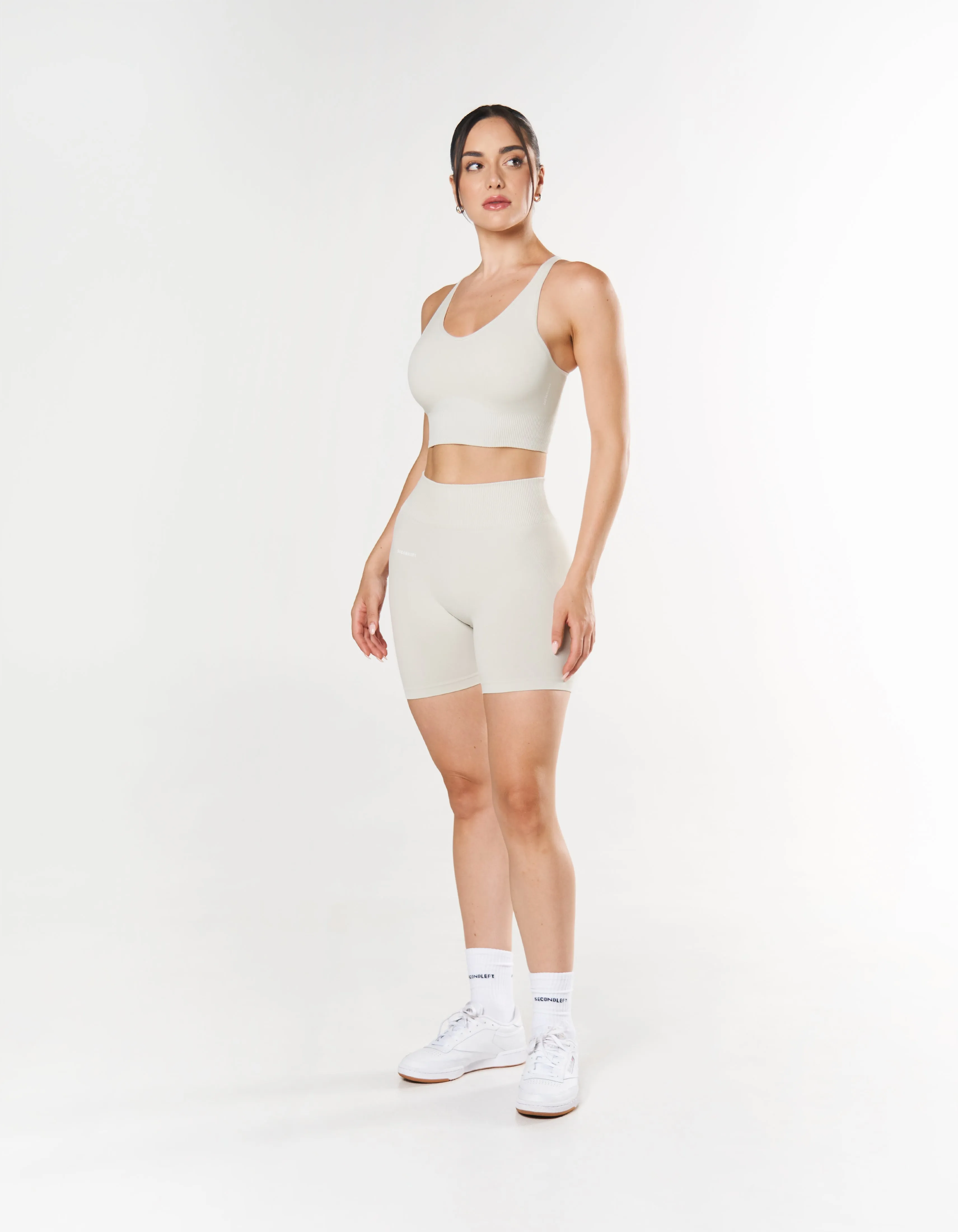 Seamless Strappy Crop - Dove