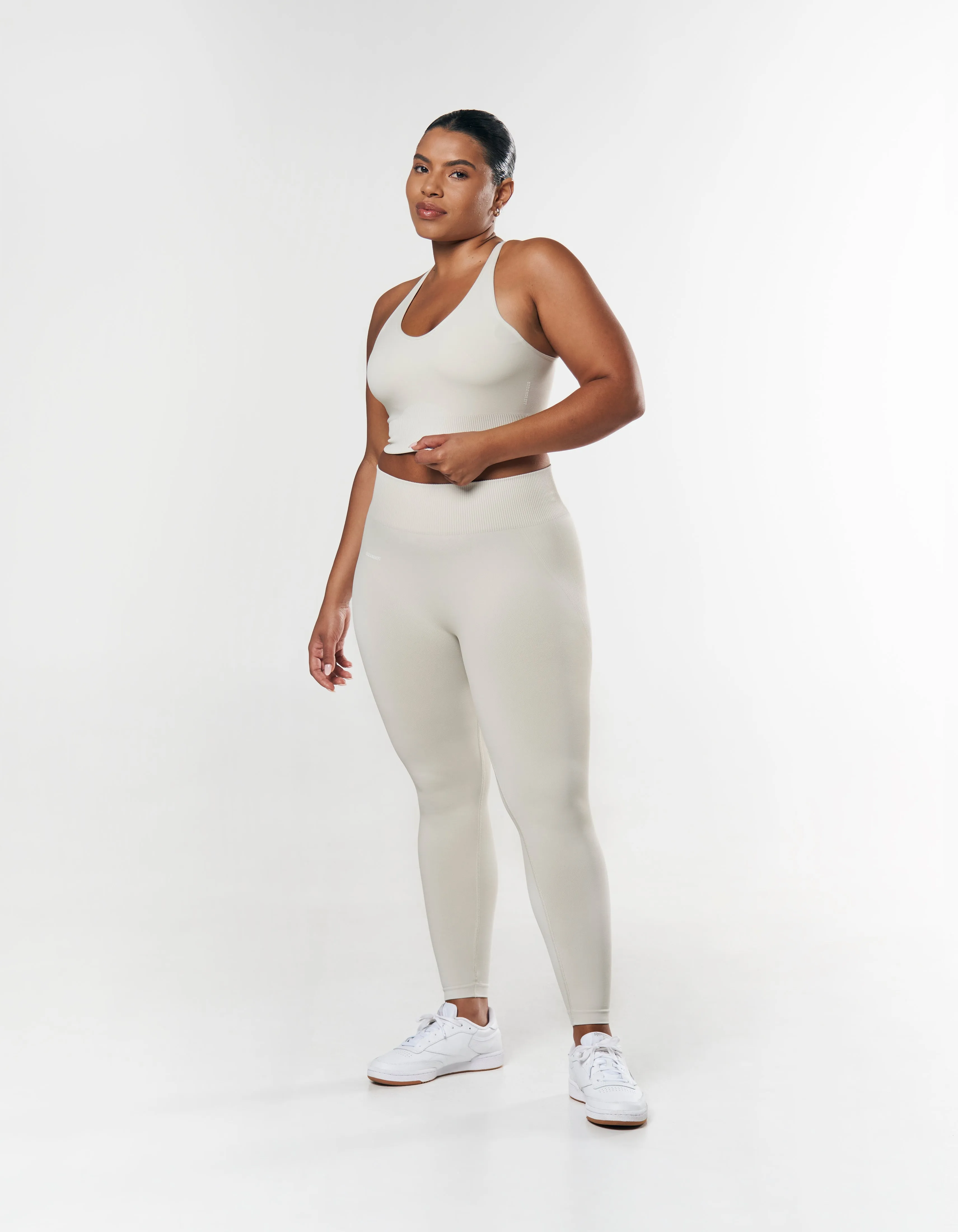 Seamless Strappy Crop - Dove