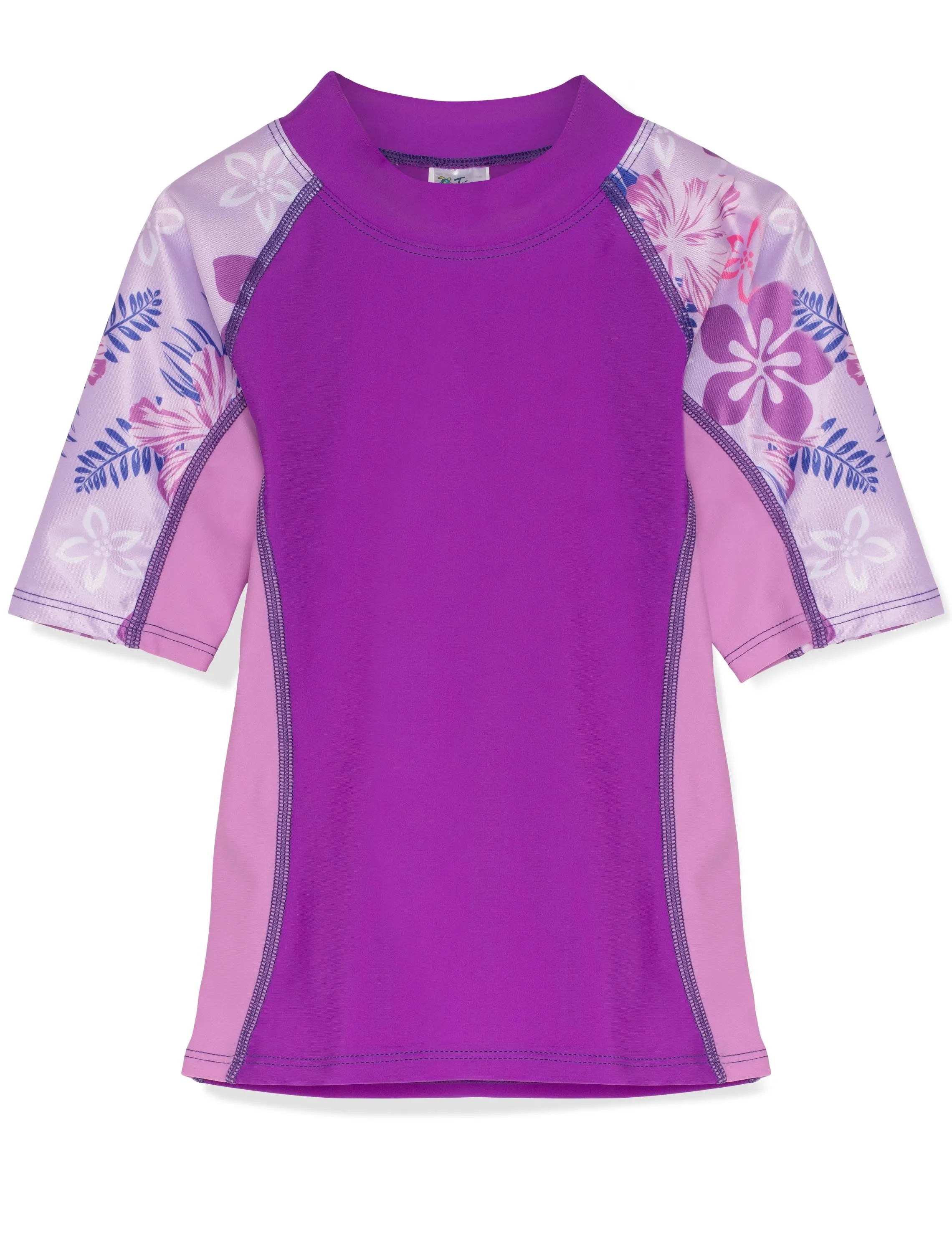 Seaside Rash Guard & Swim Legging - Malva