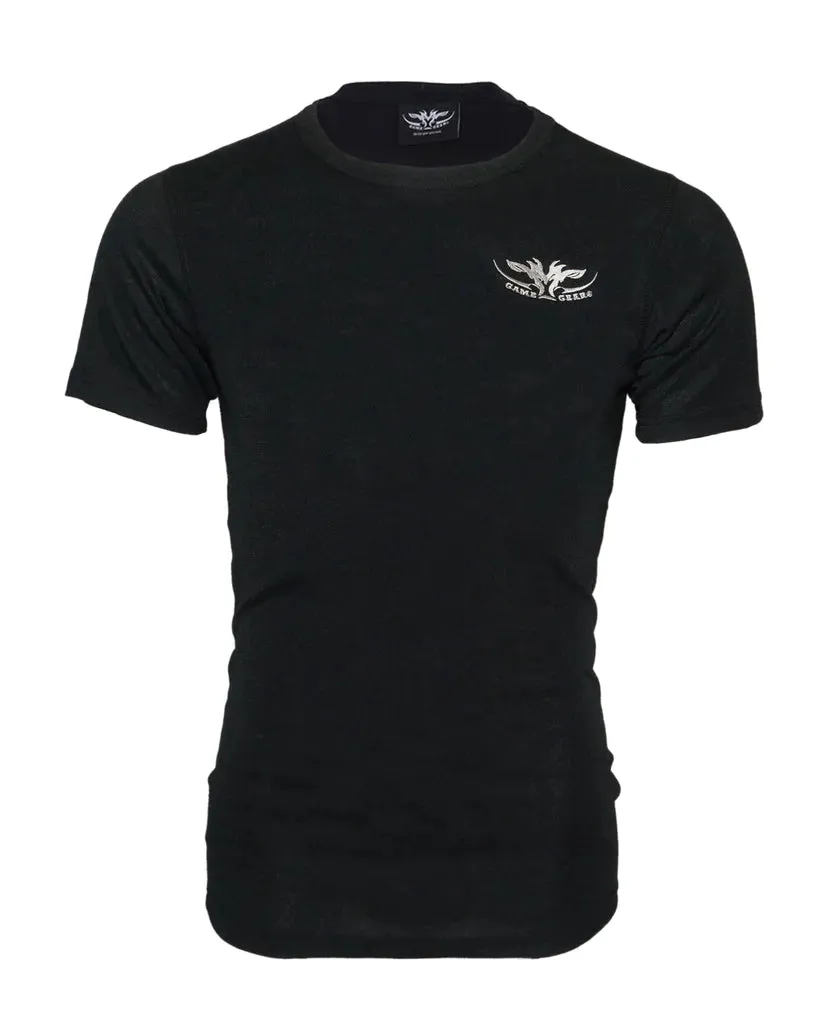 Short Sleeve Thermal Black by Game Gear