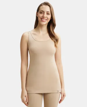 Soft Touch Microfiber Elastane Stretch Thermal Tank Top with StayWarm Technology - Skin
