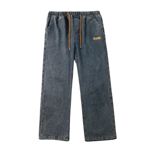 Solid elastic jeans-D85 | Inspanda