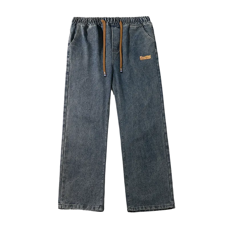 Solid elastic jeans-D85 | Inspanda