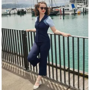 Star Struck Clothing Culottes in Navy