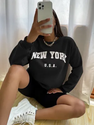 Sudadera Gráfica Cherry Vibes para Mujer en