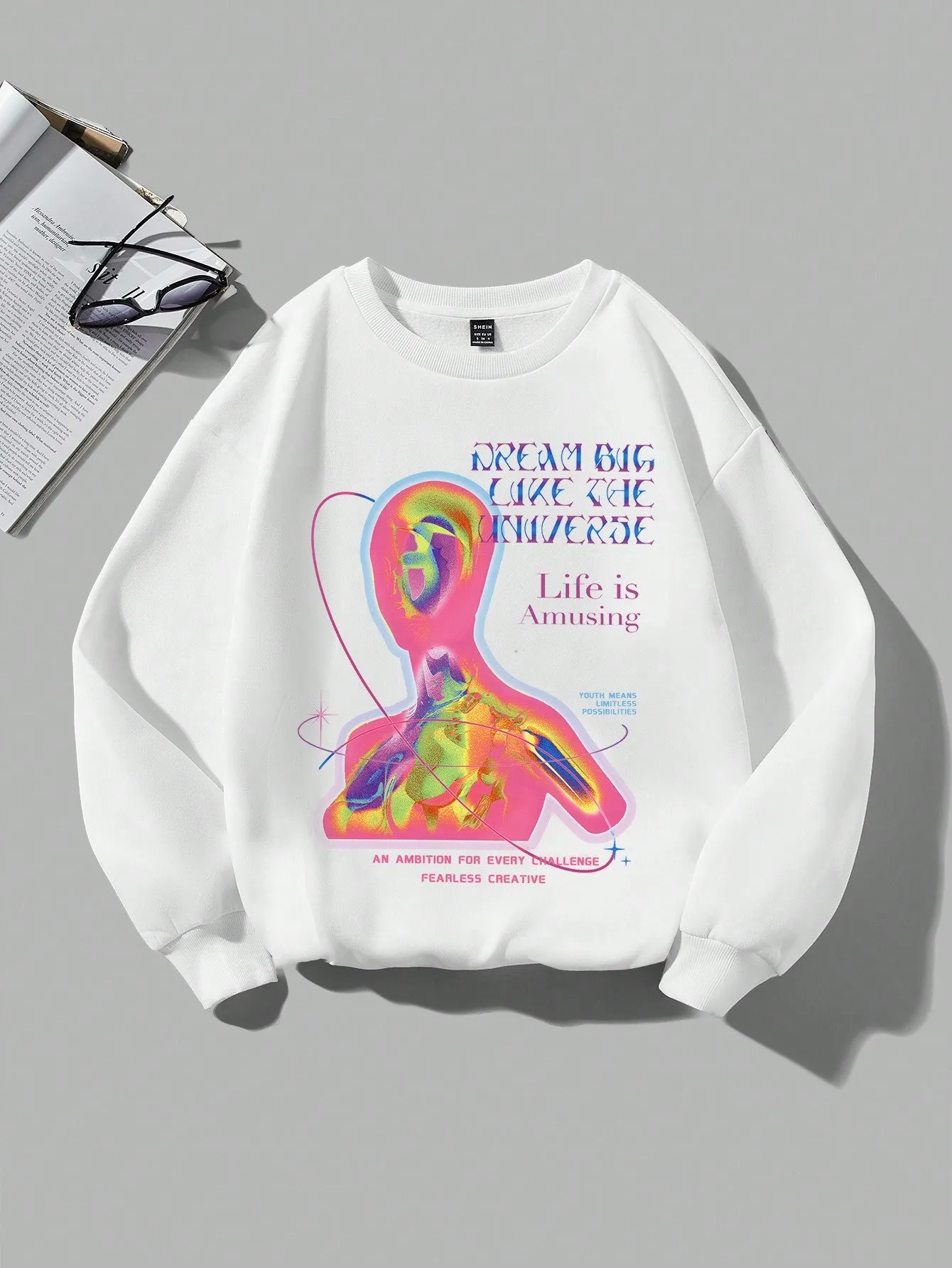 Sudadera Holgada Cherry Vibes para Mujer en