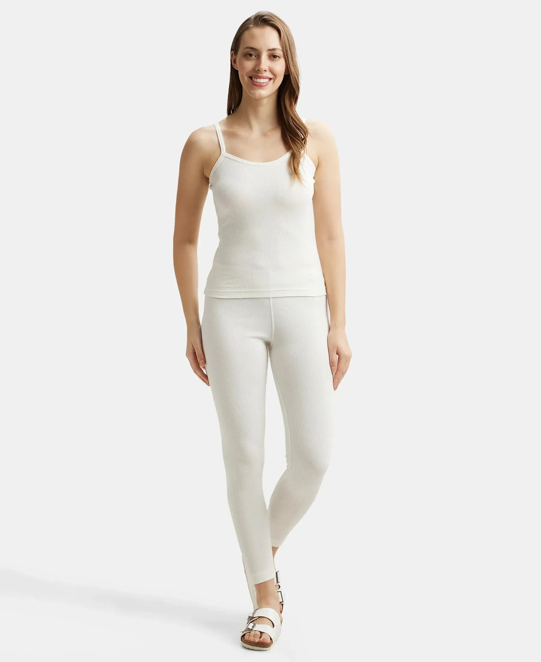 Super Combed Cotton Rich Thermal Camisole with StayWarm Technology - Off White