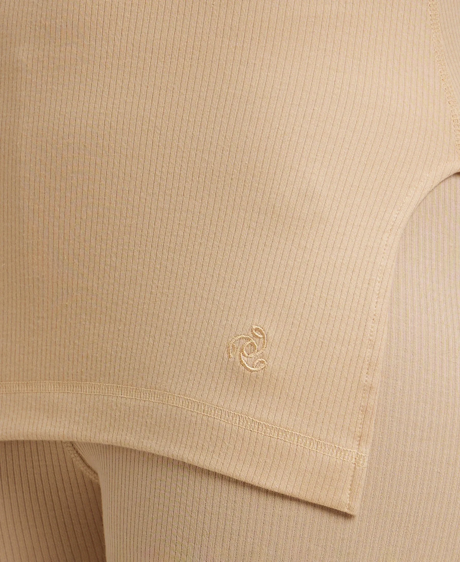 Super Combed Cotton Rich Three Quarter Sleeve Thermal Top with StayWarm Technology - Skin