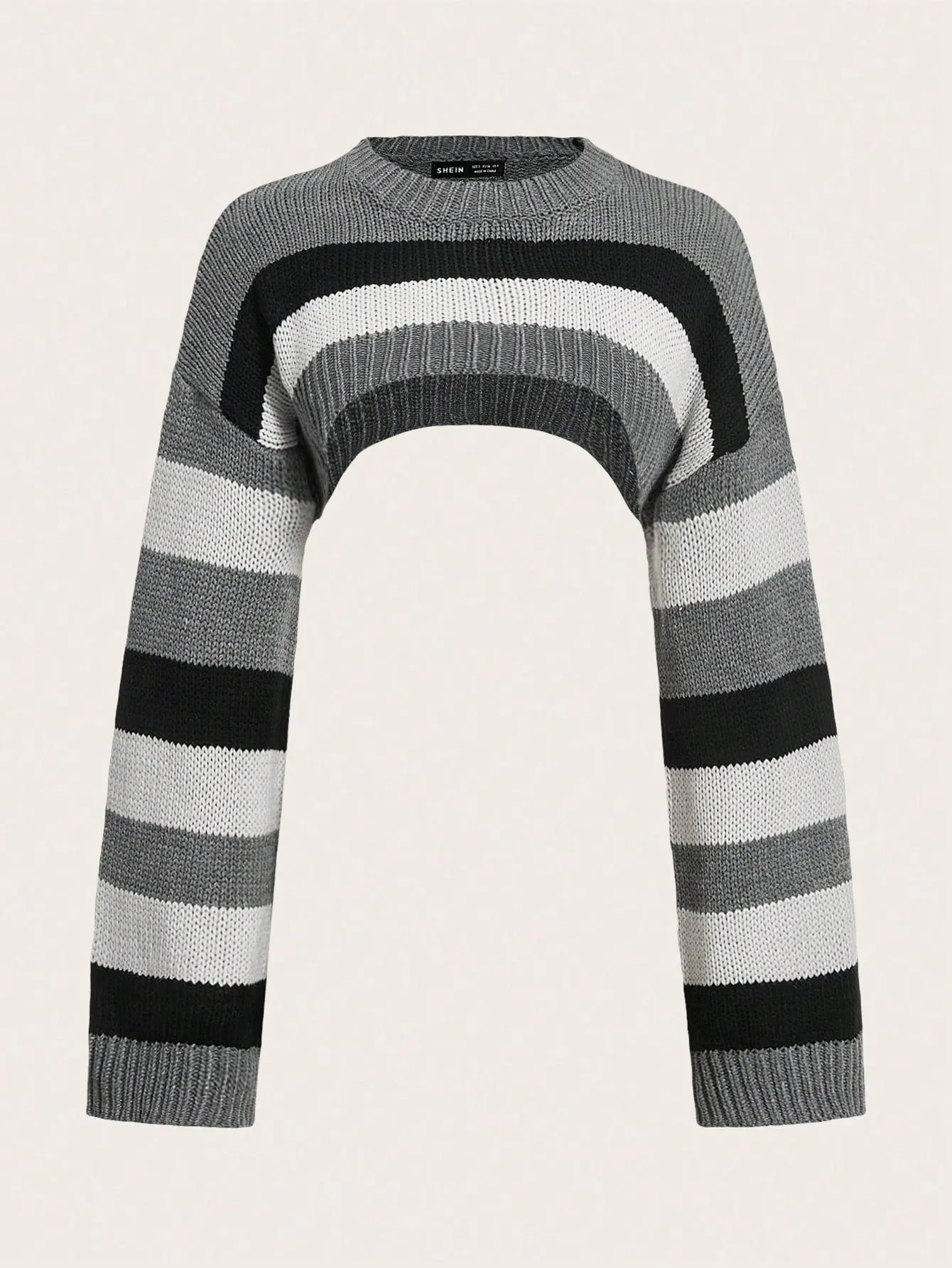 Suéter Cropped Y2K Grunge de Cherry Vibes en