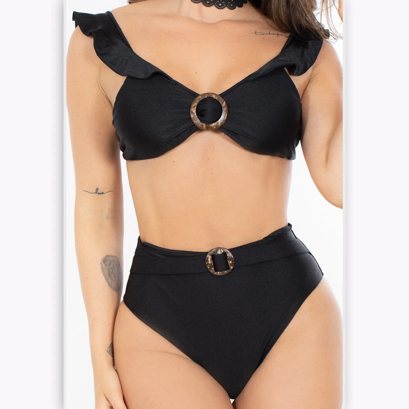 Swimwear Bottom High Waist