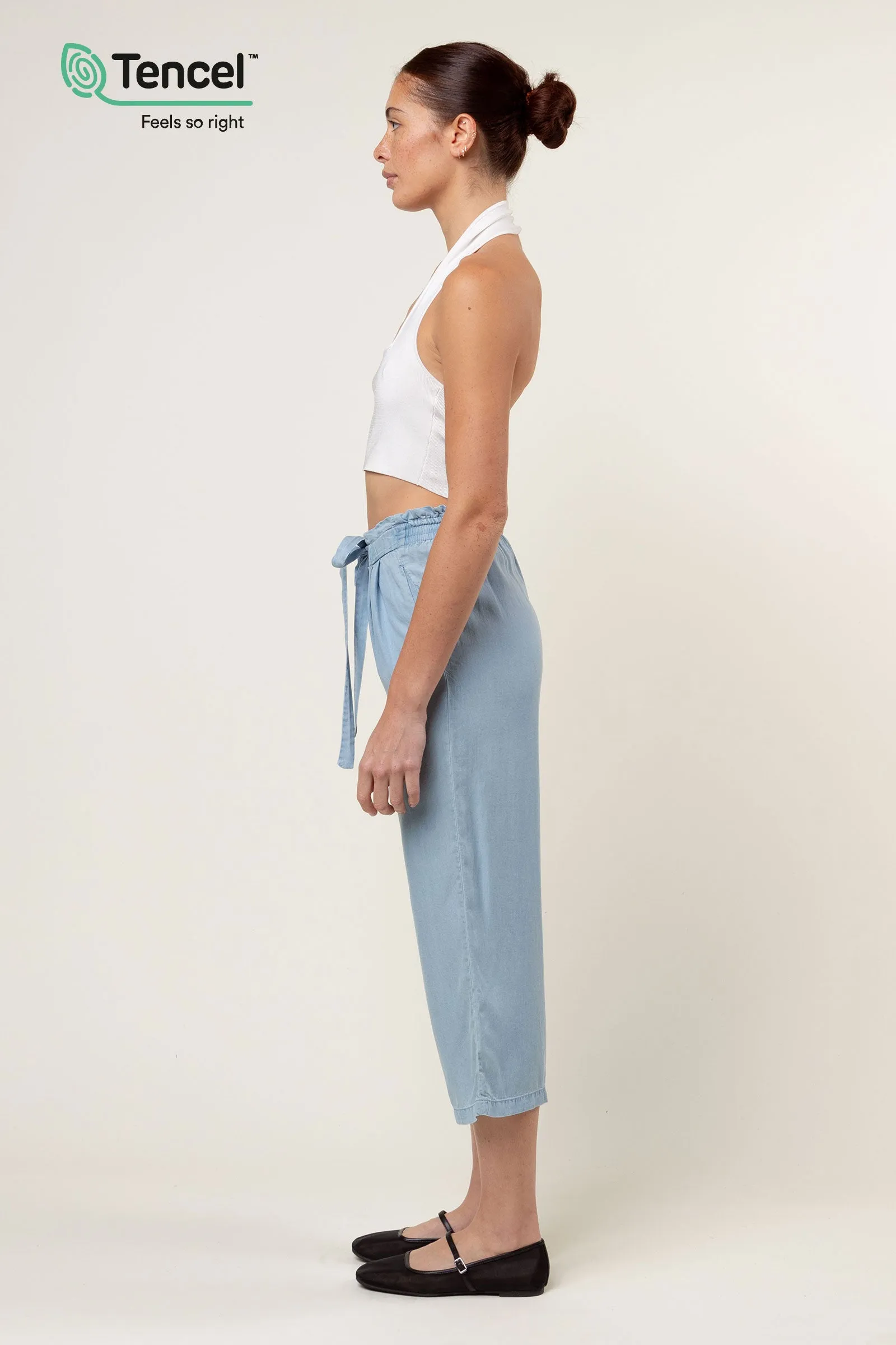 Tencel™ Waist Tie Culottes