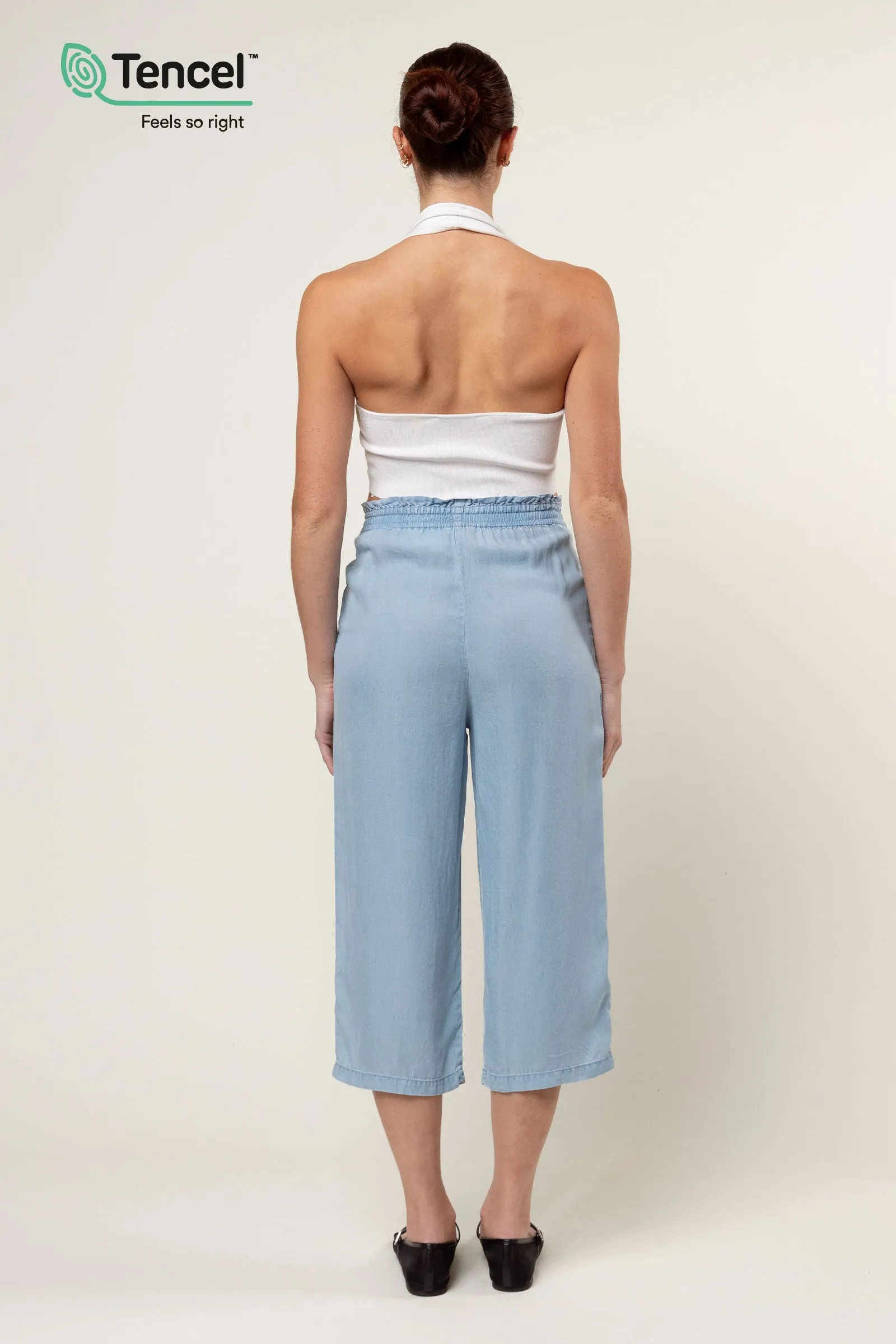 Tencel™ Waist Tie Culottes