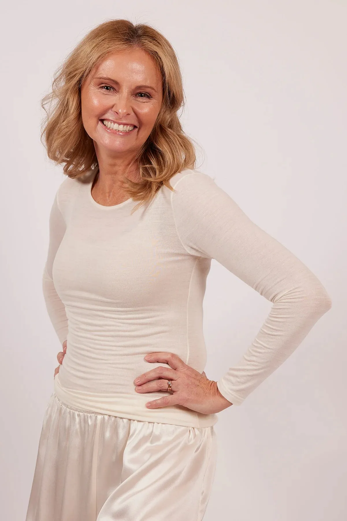 The Baseline - Modal Cashmere Long Sleeve Top