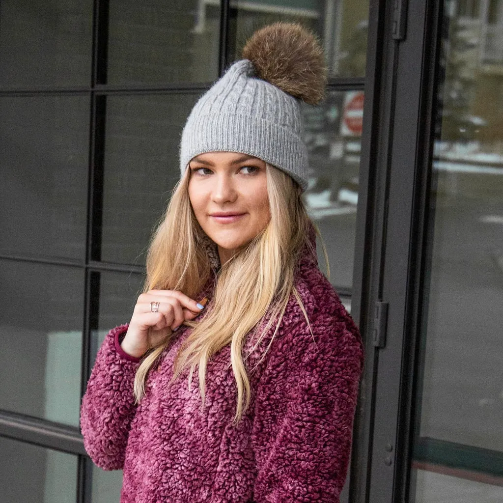 The Victoria Sherpa Pullover Jacket