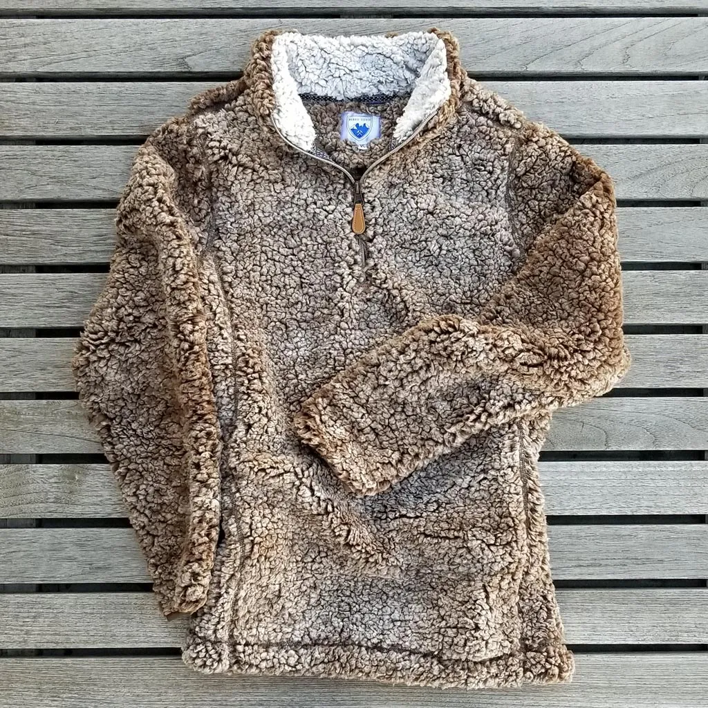 The Victoria Sherpa Pullover Jacket