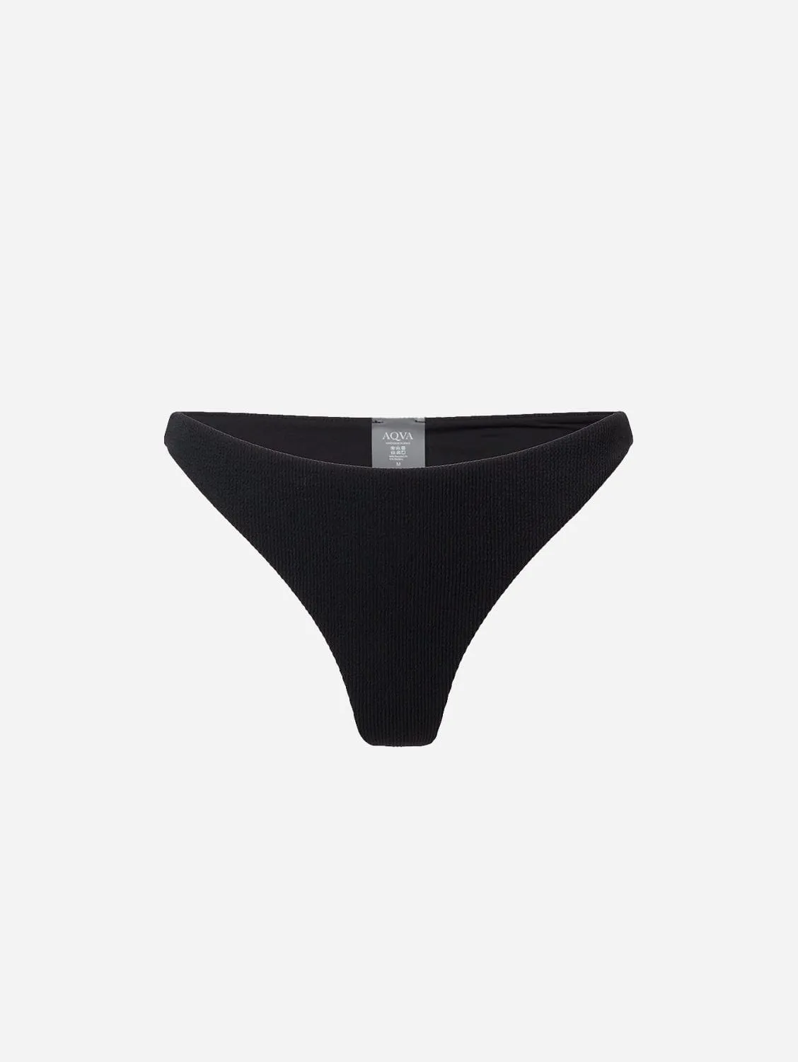 Turqueta Recycled Polyamide Bikini Bottom | Black