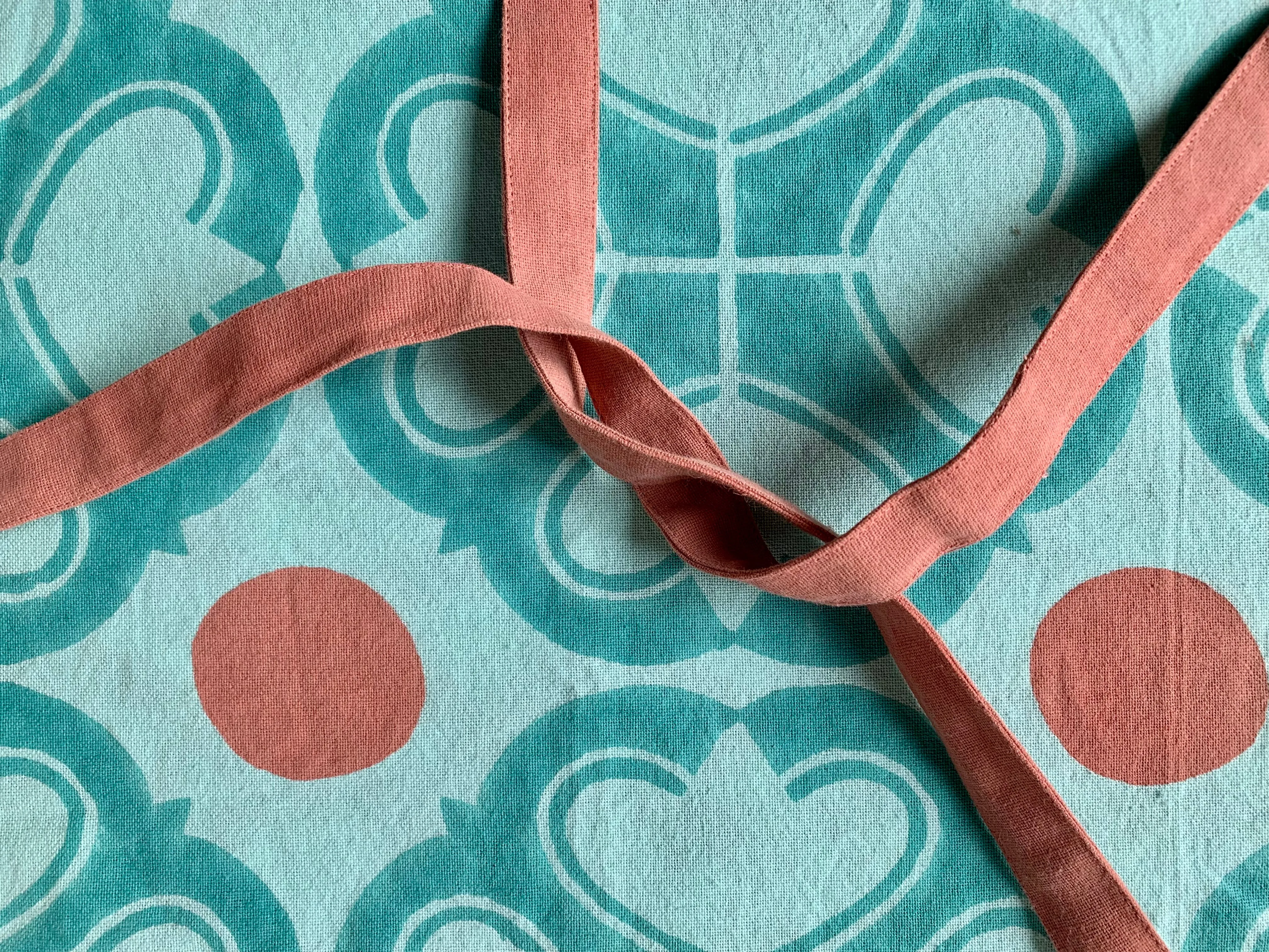 Turquoise Condor Apron