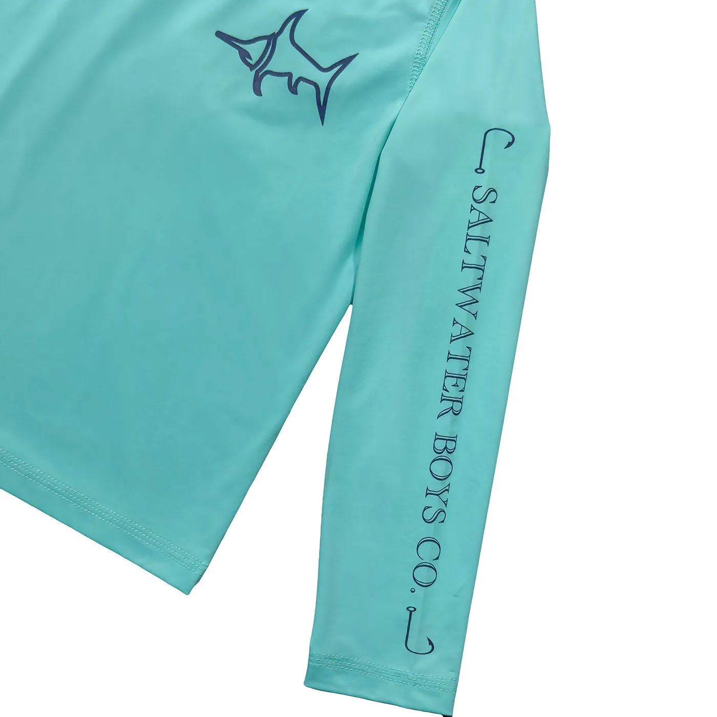 Tybee Rashguard, Aqua