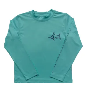 Tybee Rashguard, Aqua