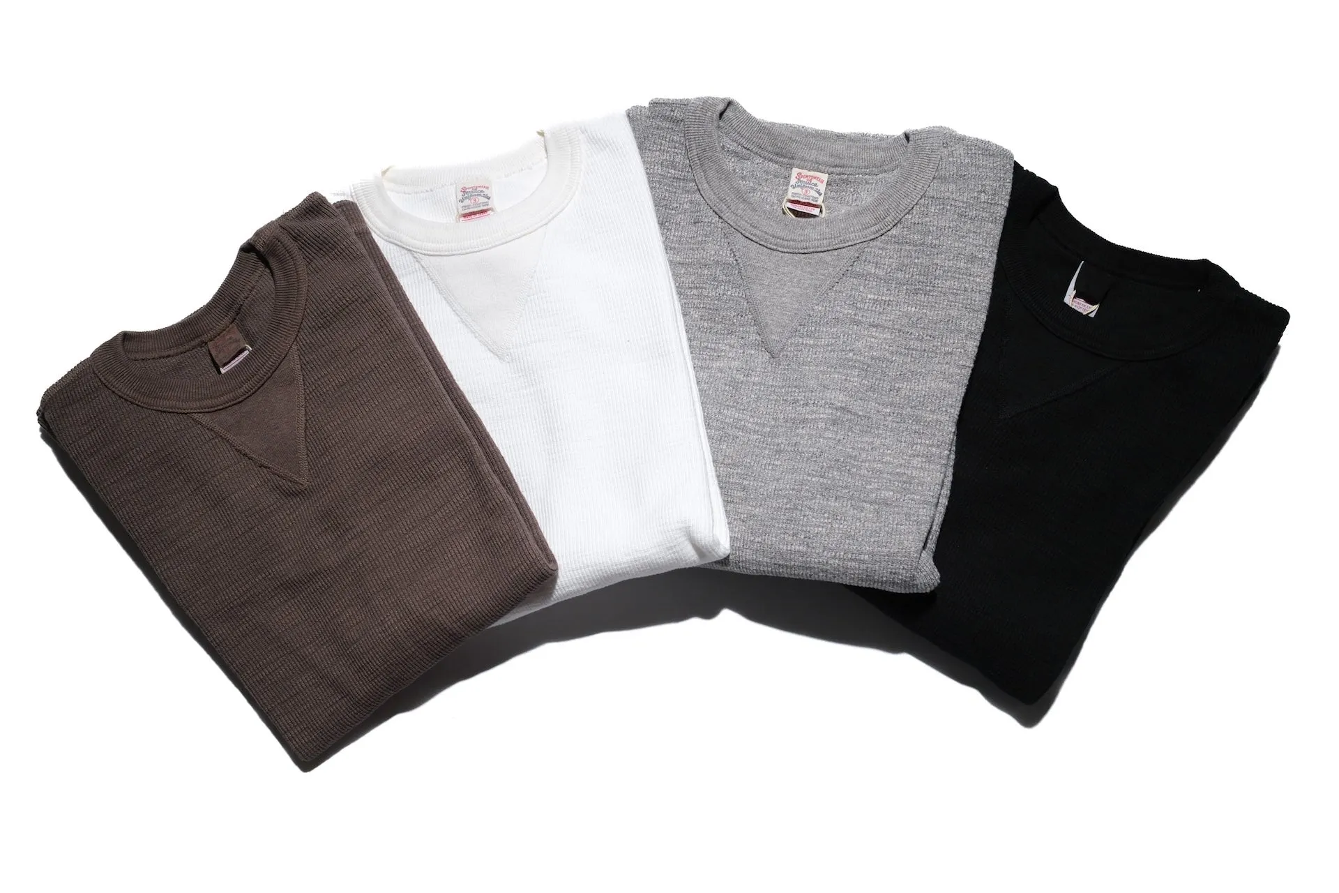 UES 11.8oz Ribbing Thermal Sweatshirt (Solid Black)