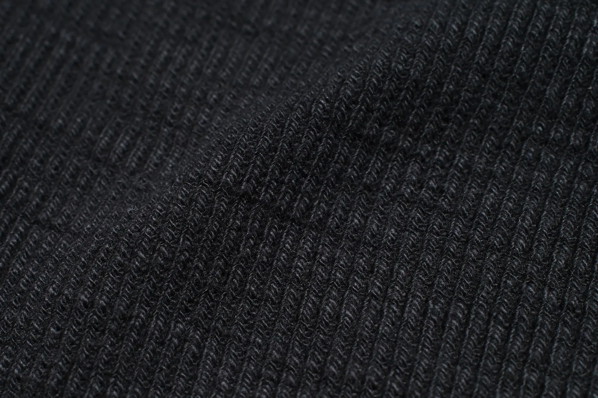UES 11.8oz Ribbing Thermal Sweatshirt (Solid Black)