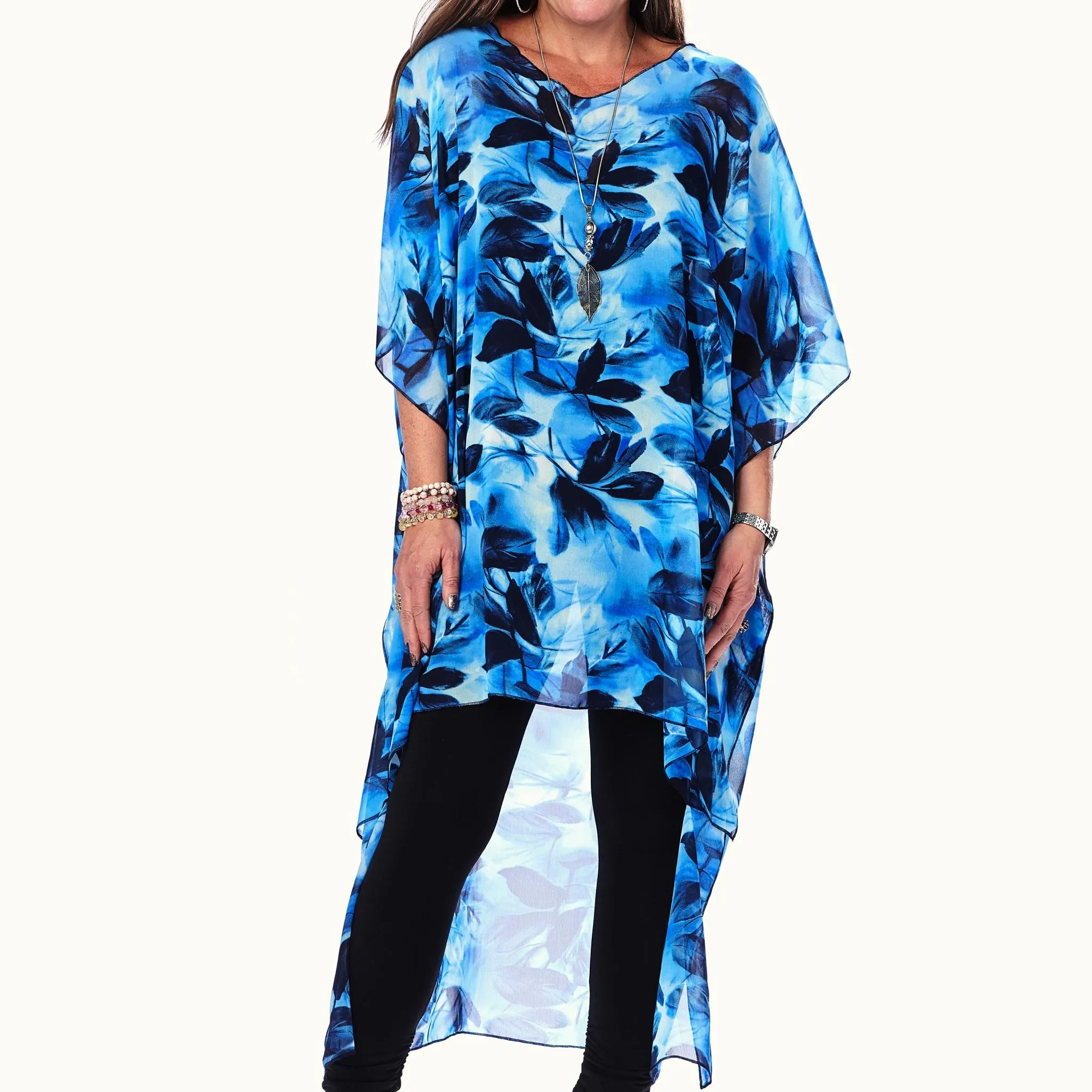 V-Neck Caftan Long