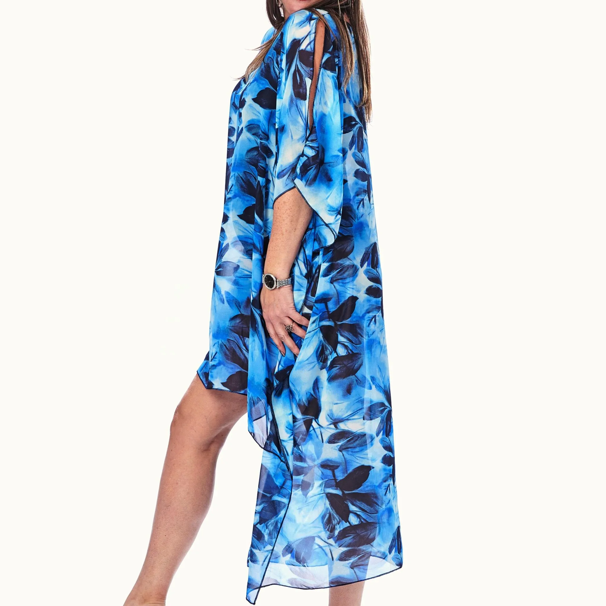 V-Neck Caftan Long
