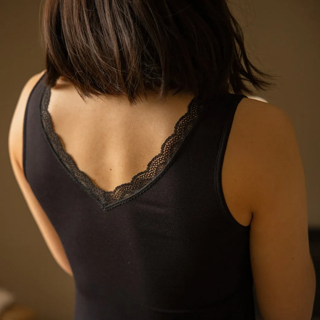 V-Neck Sleeveless Top