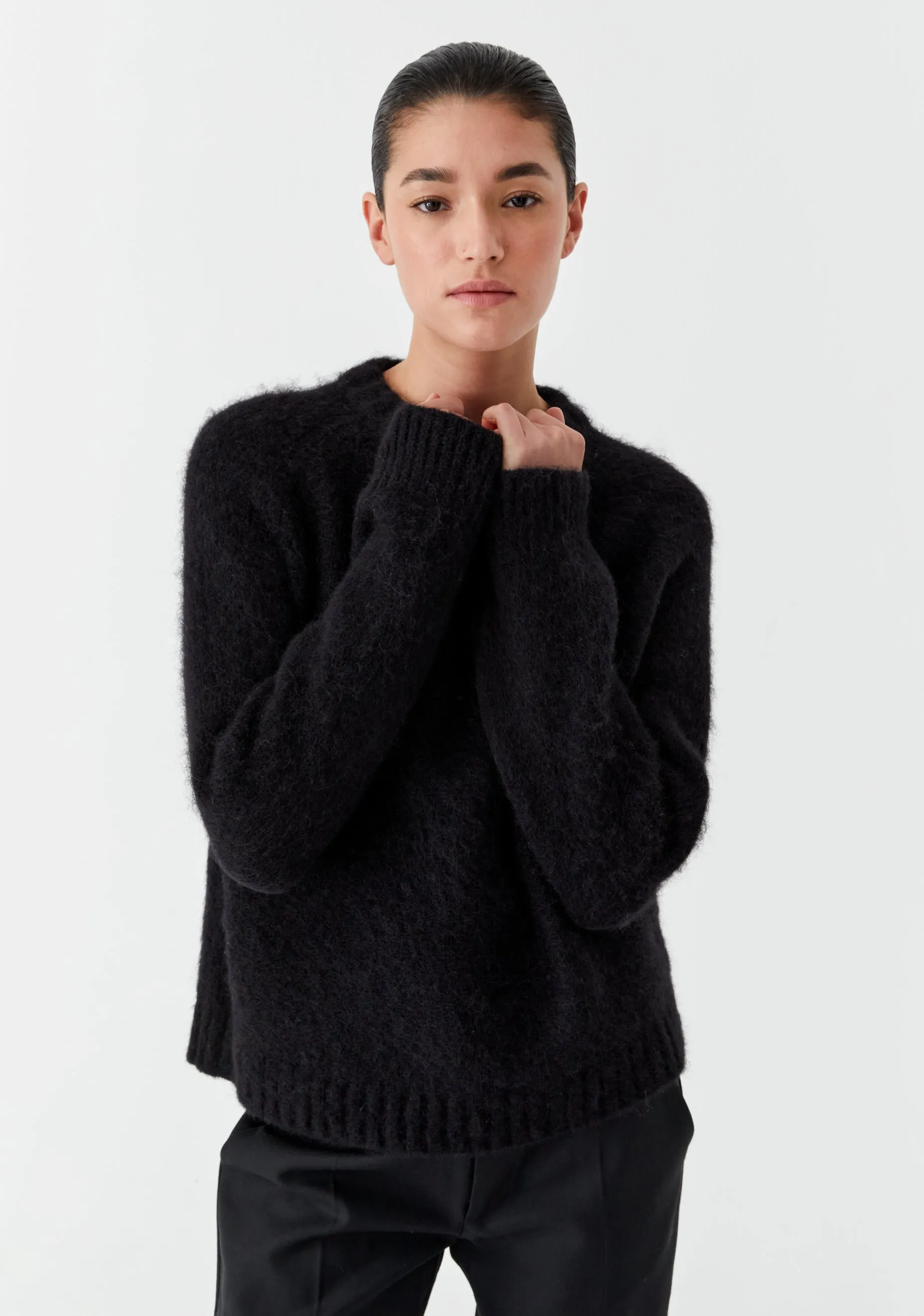 Vance Knit Pullover_Black