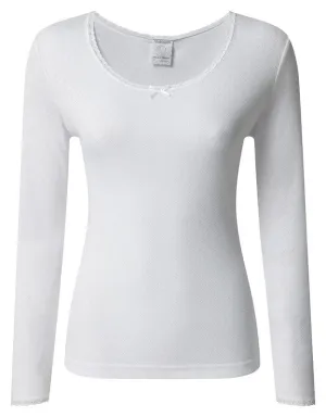 Vedoneire Brushed Thermal Long Sleeve Top
