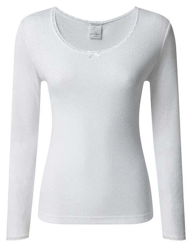 Vedoneire Brushed Thermal Long Sleeve Top