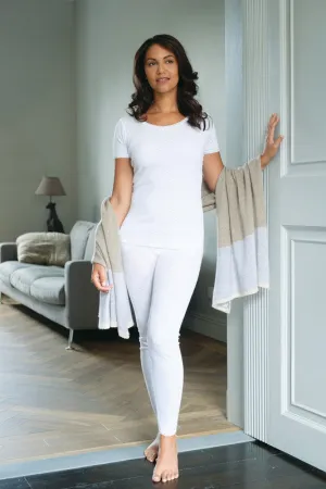 Vedoniere Brushed Thermal Short Sleeve Top