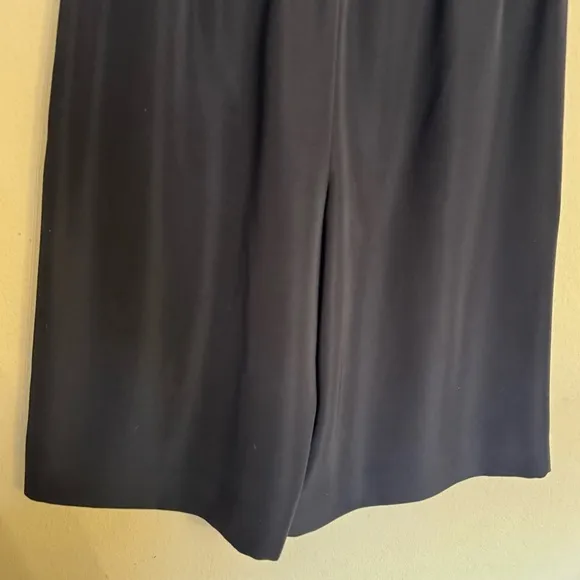 Vince Black Elastic Waist Culottes Wide Leg Gaucho Shorts Size M