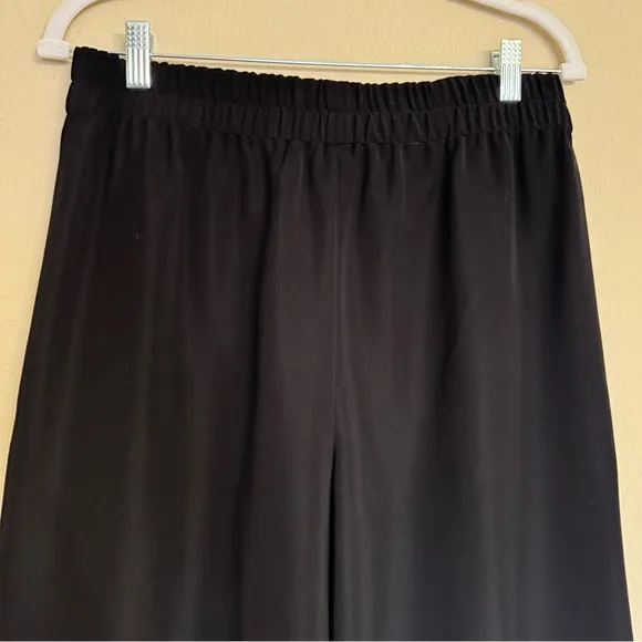 Vince Black Elastic Waist Culottes Wide Leg Gaucho Shorts Size M