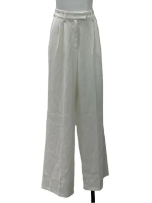 White Wide Legged Pants