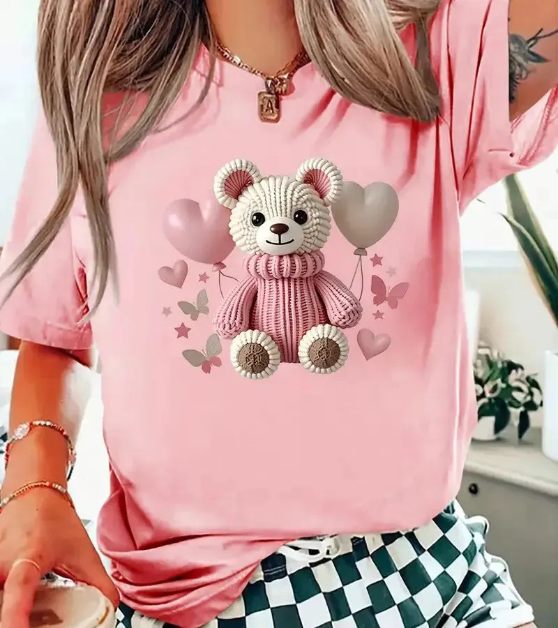 Wholesale Women's Vacation Simple Style Animal Short Sleeve T-Shirts