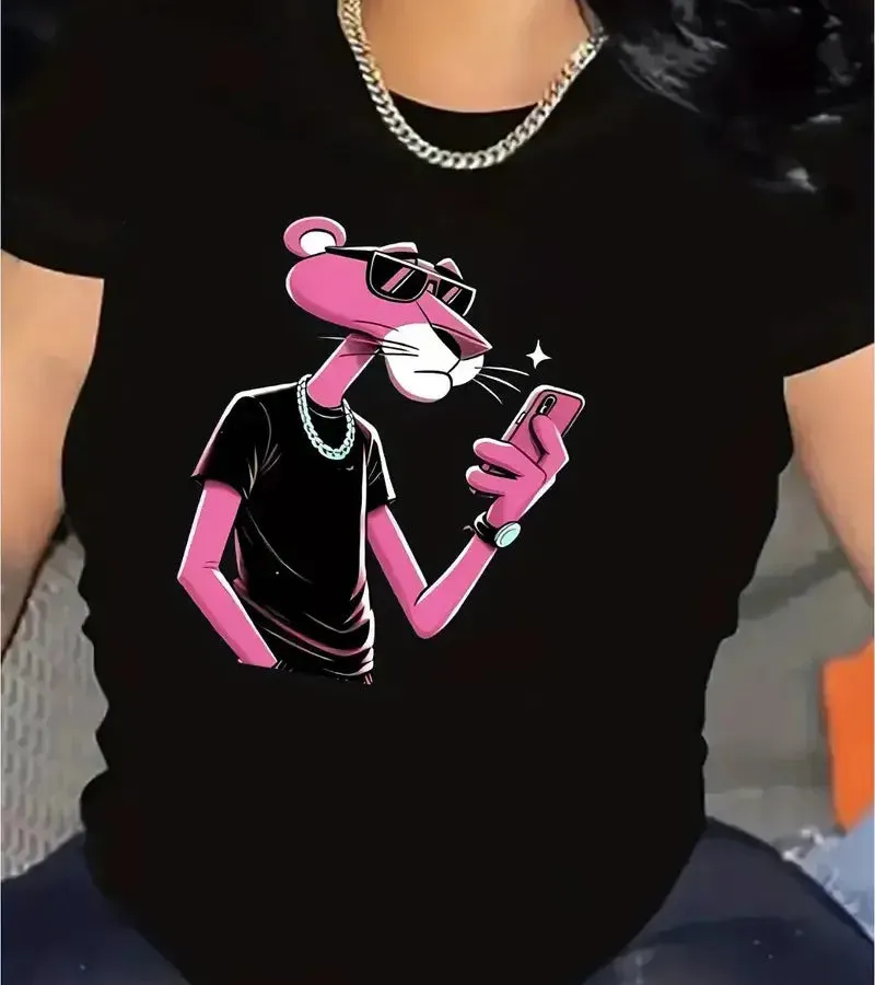 Wholesale Women's Vacation Simple Style Animal Short Sleeve T-Shirts