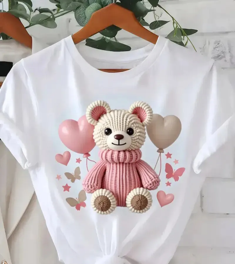 Wholesale Women's Vacation Simple Style Animal Short Sleeve T-Shirts