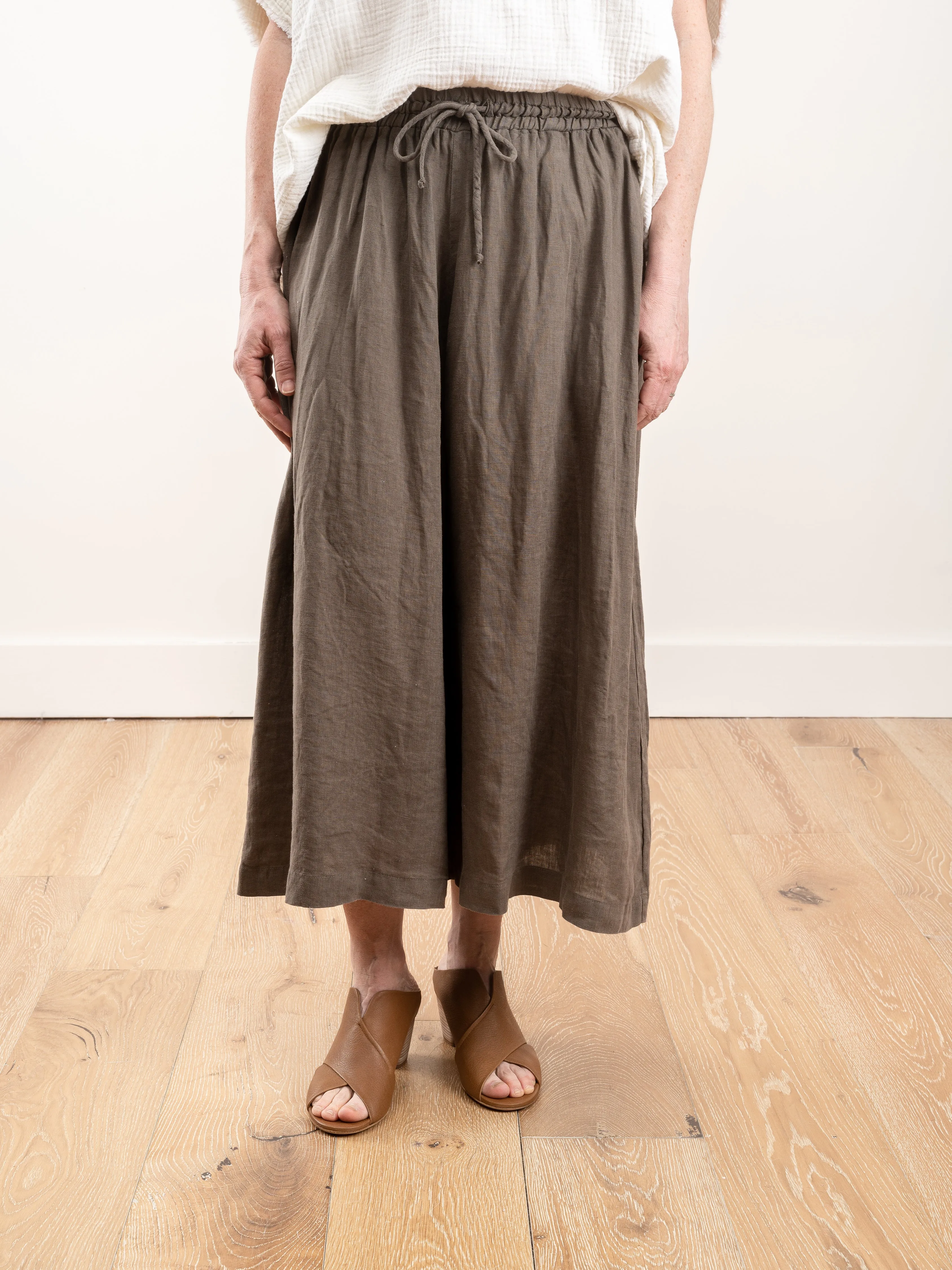 wide culottes - grey