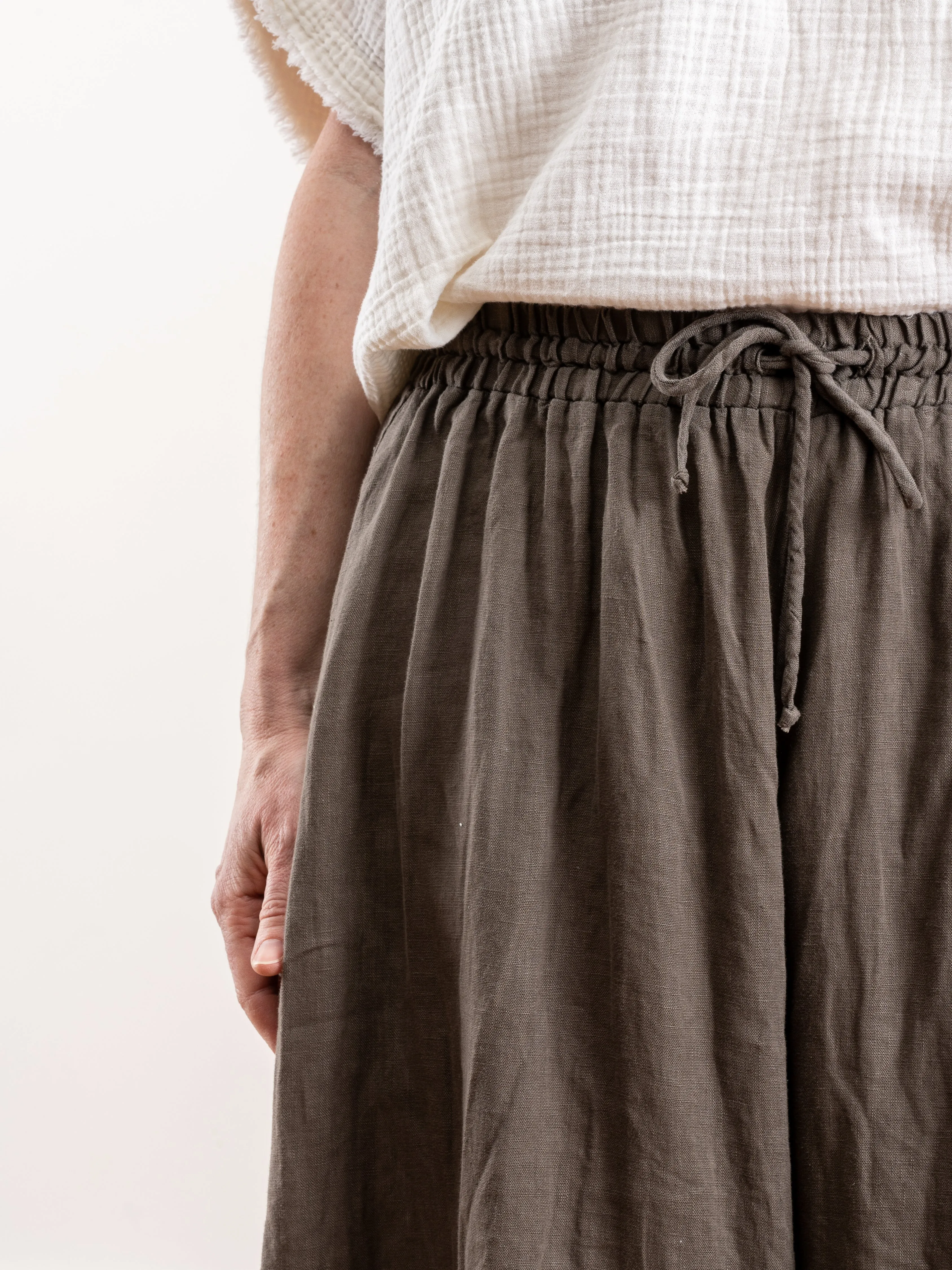 wide culottes - grey