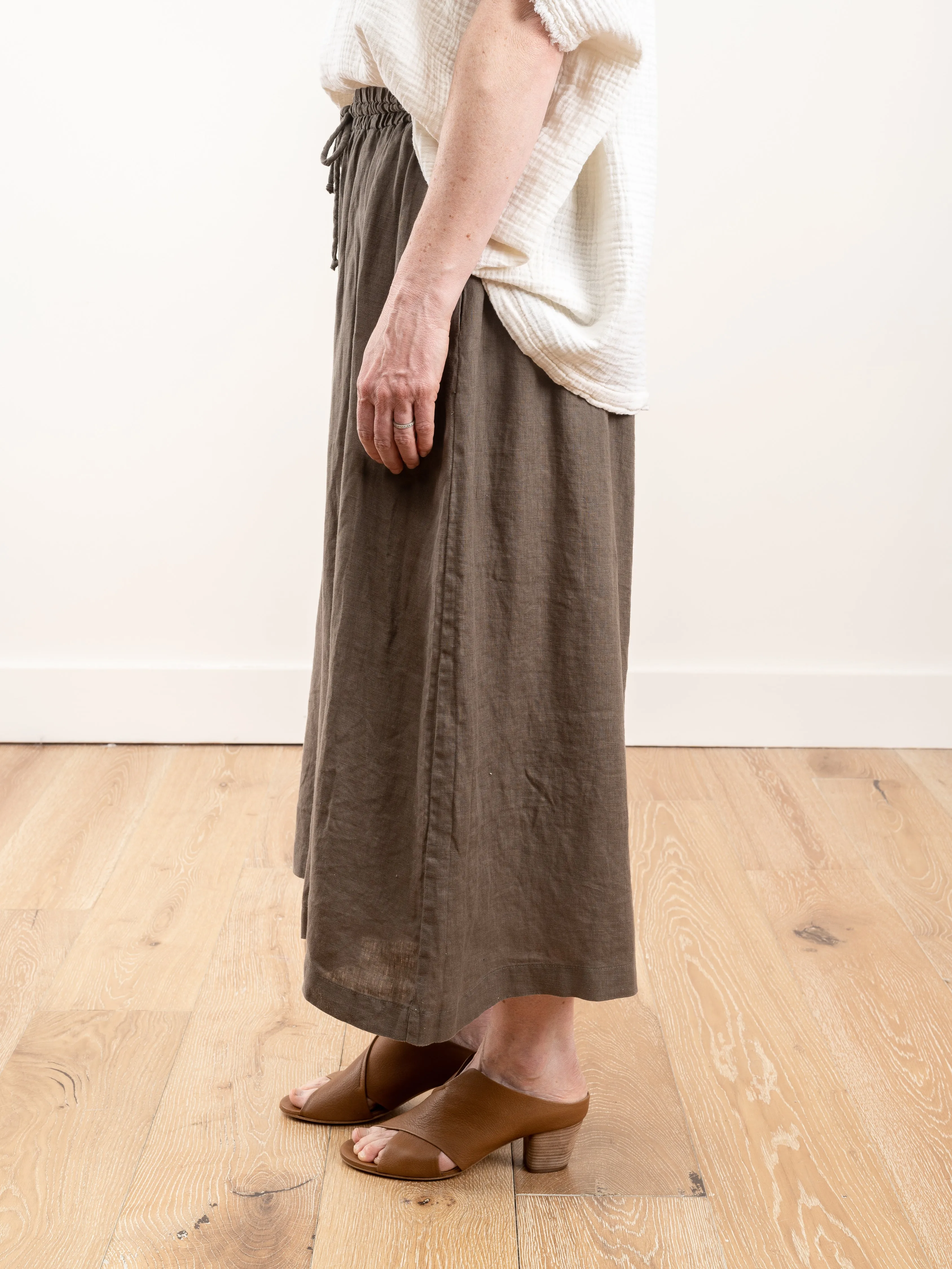 wide culottes - grey