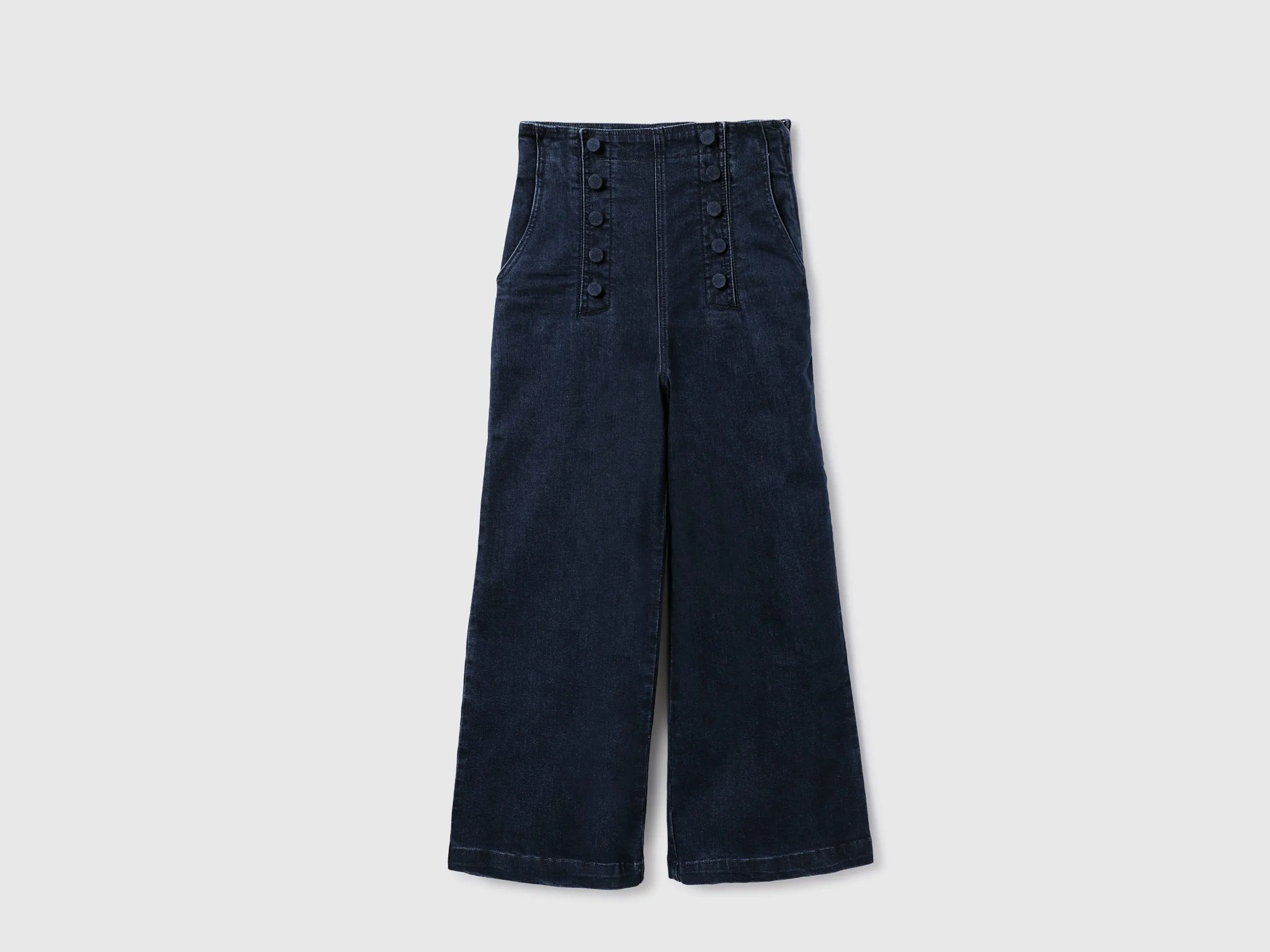 Women Solid Wide Leg Culottes
