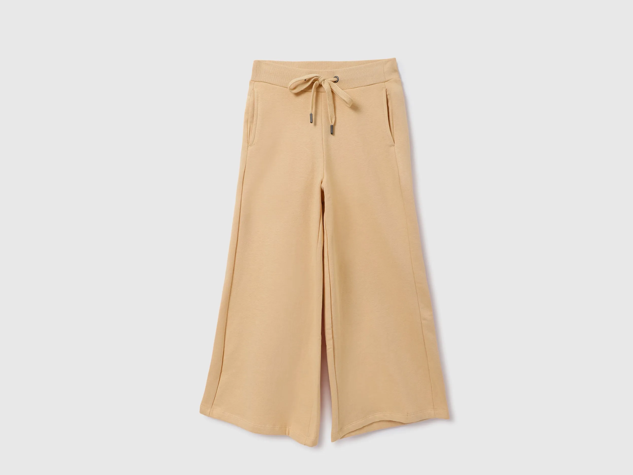 Women Solid Wide Leg Culottes