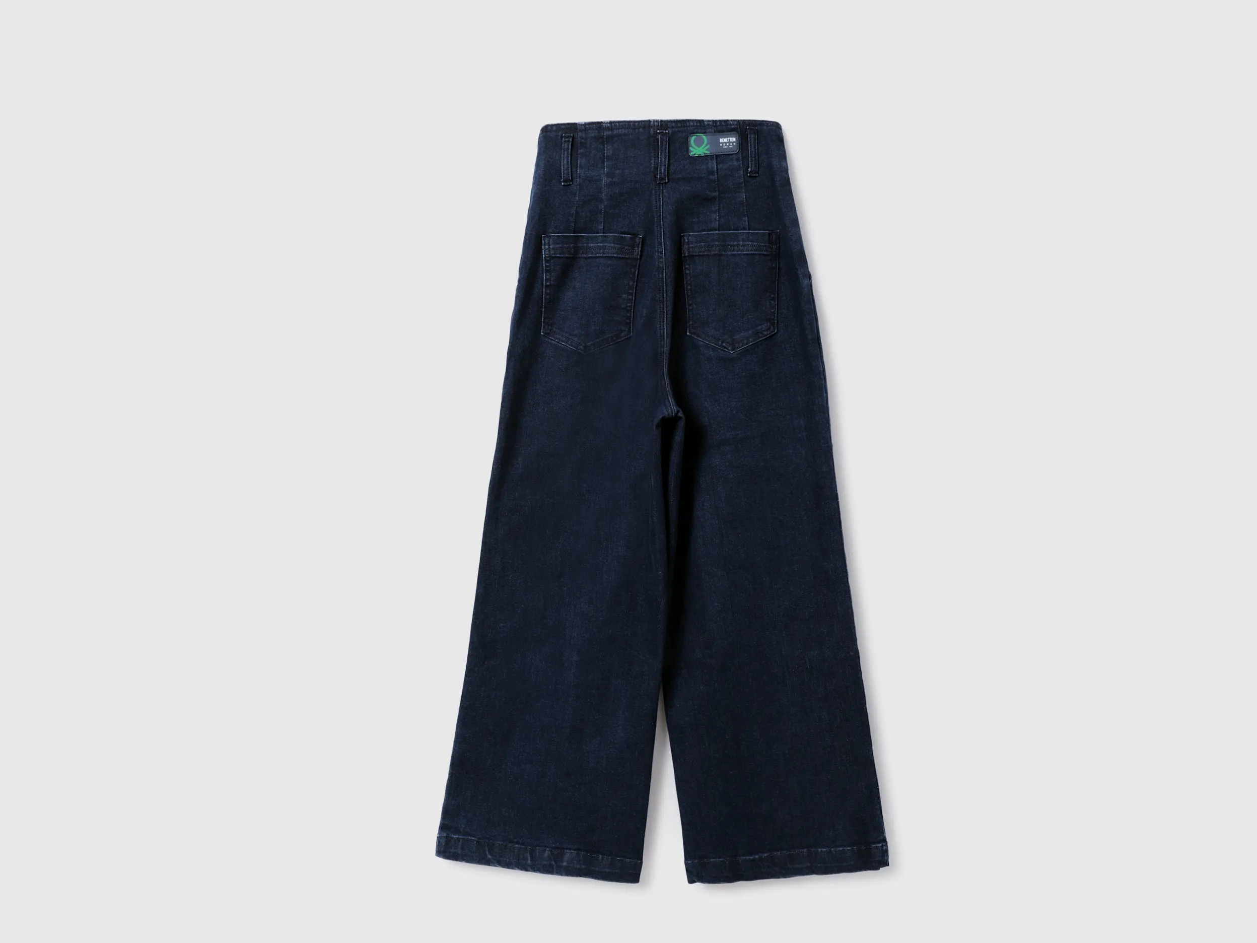 Women Solid Wide Leg Culottes